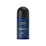 NIVEA MEN Deep Anti-Perspirant Roll-on For Men, 72h - 50ml