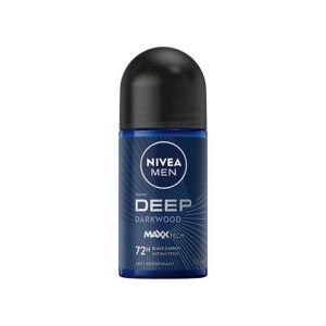 NIVEA MEN Deep Anti-Perspirant Roll-on For Men, 72h - 50ml