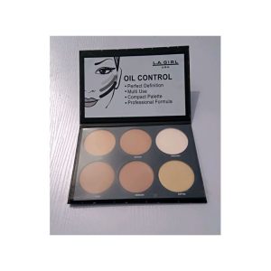 L A Girl Oil Control Compact Powder Palette-(6 Colors)