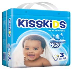 Kisskids Diapers Eco Size 3 50X1